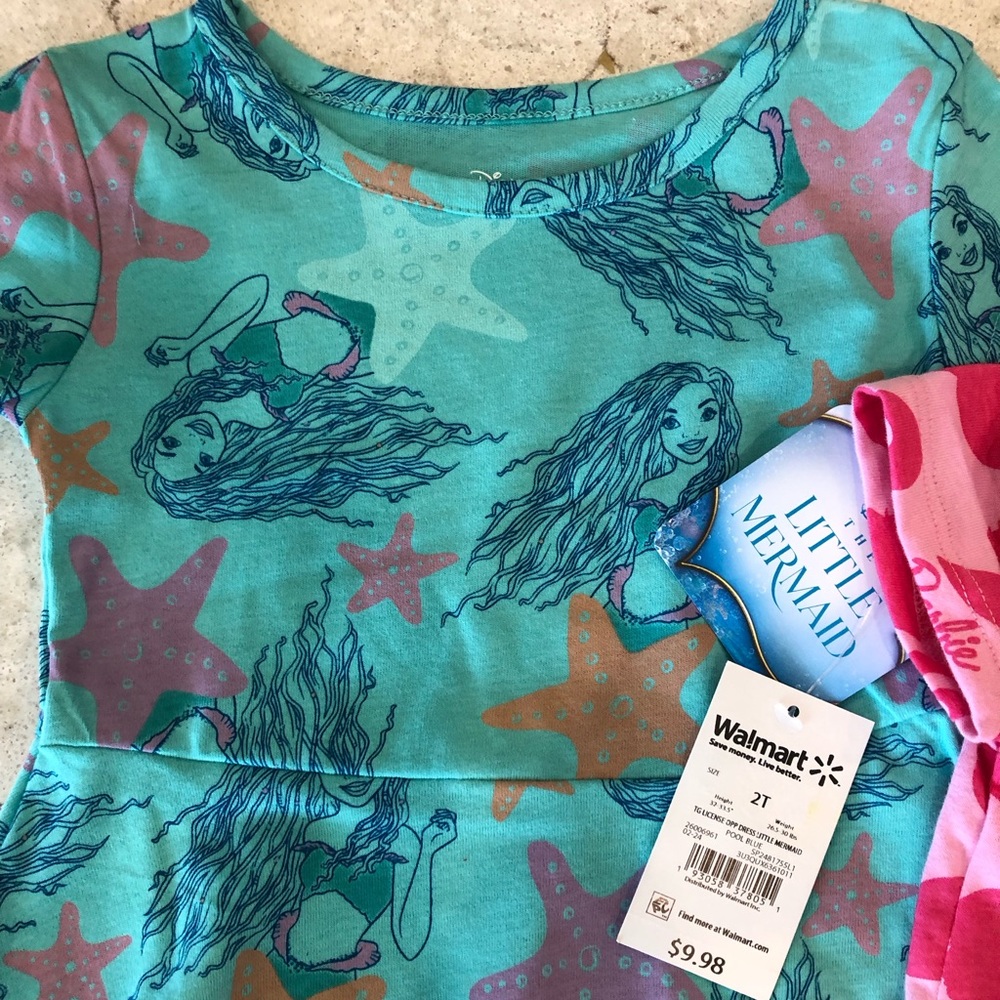 Disney/Barbie 2T Dresses NWT - Picture 2 of 4